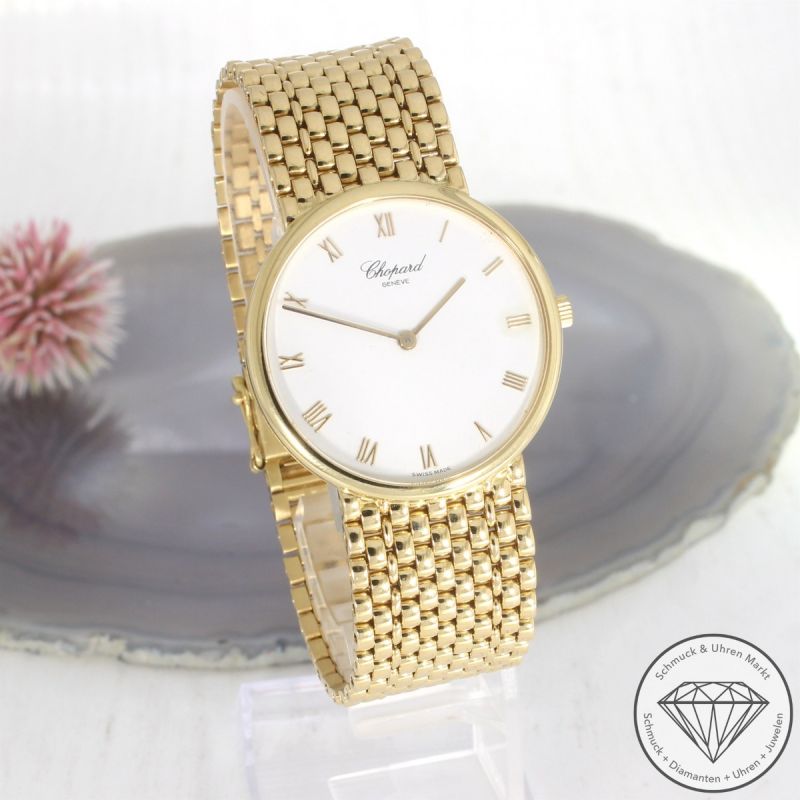 Wert 24000 € Chopard Geneve Classic 922 Handaufzug Uhr mit Box 18 Karat Gelb Gold - 98030