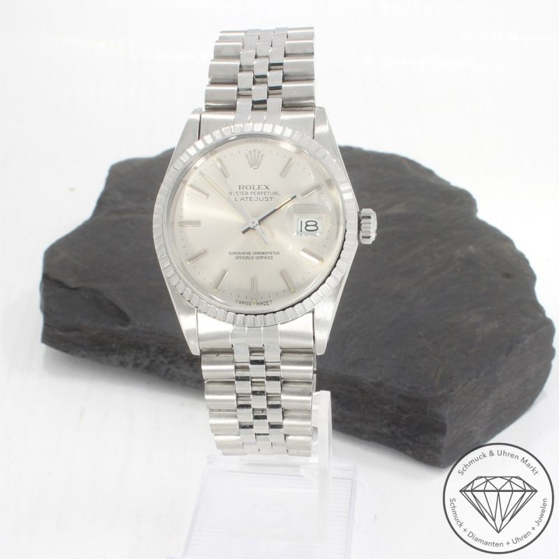 Rolex Datejust 36 Automatik Uhr 16030 Full Set Edelstahl - 104208