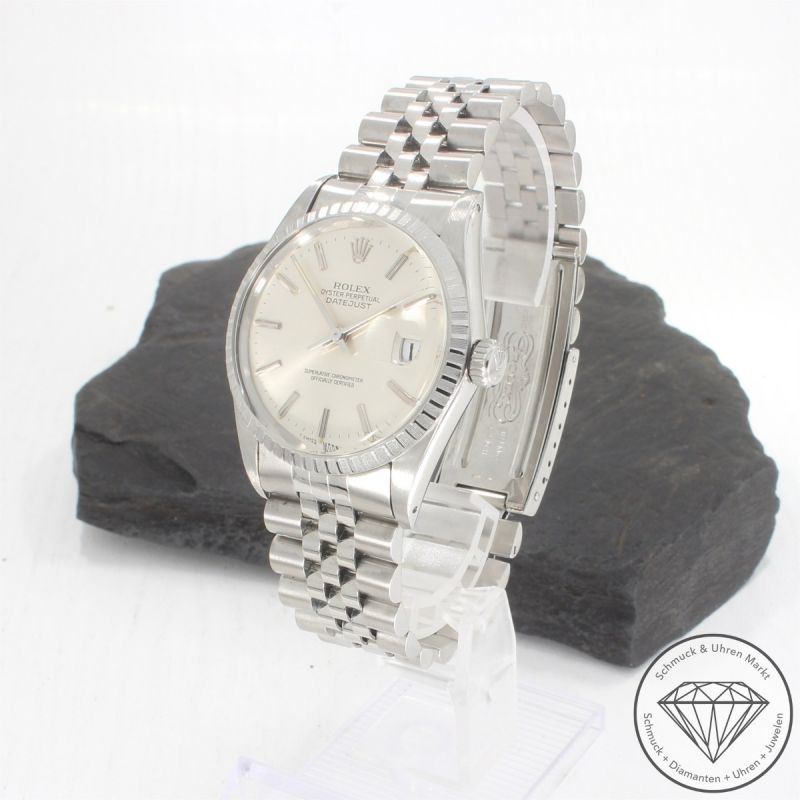 Rolex Datejust 36 Automatik Uhr 16030 Full Set Edelstahl - 104208