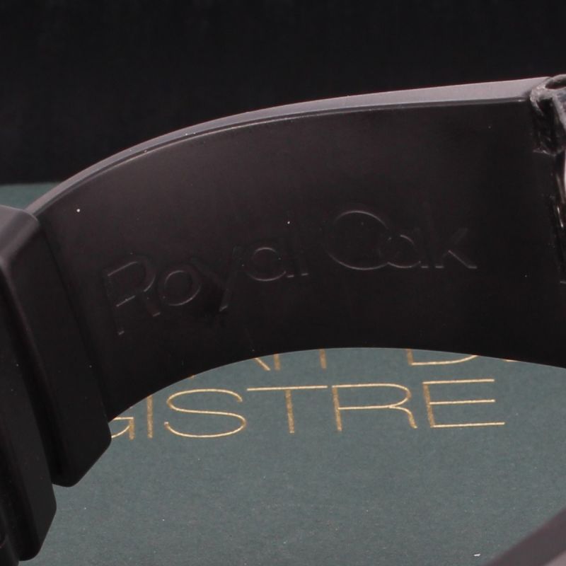 Audemars Piguet Royal Oak Carbon Herren Uhr 44 mm Box + Papiere Stahl Kautschuk - 63915