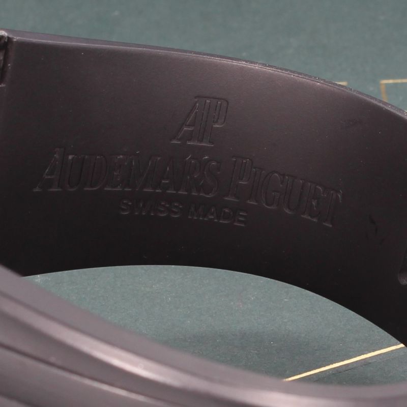 Audemars Piguet Royal Oak Carbon Herren Uhr 44 mm Box + Papiere Stahl Kautschuk - 63915