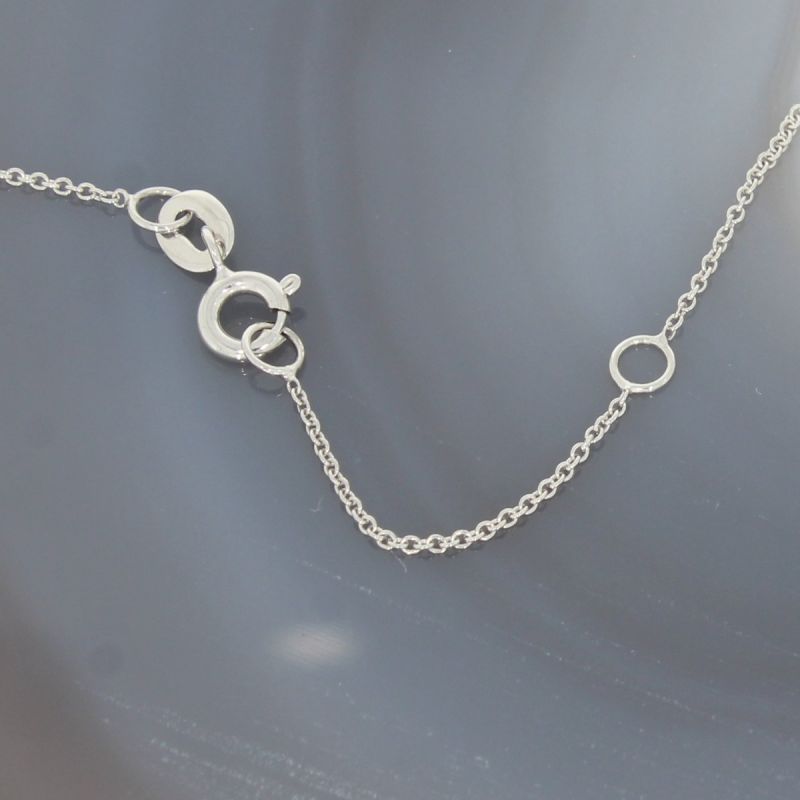 Wert 710 € Brillant Amethyst Anhänger & Kette in 750er 18 K Weißgold - 64962