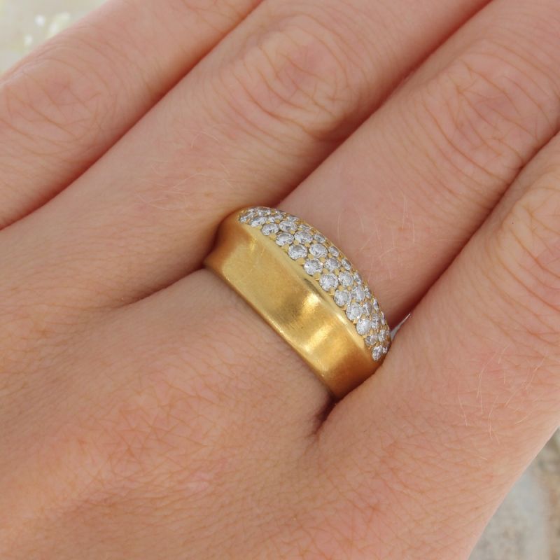Wert 2900 € Brillant Ring (0,90 carat) in 750er 18 K Gelbgold - 66141