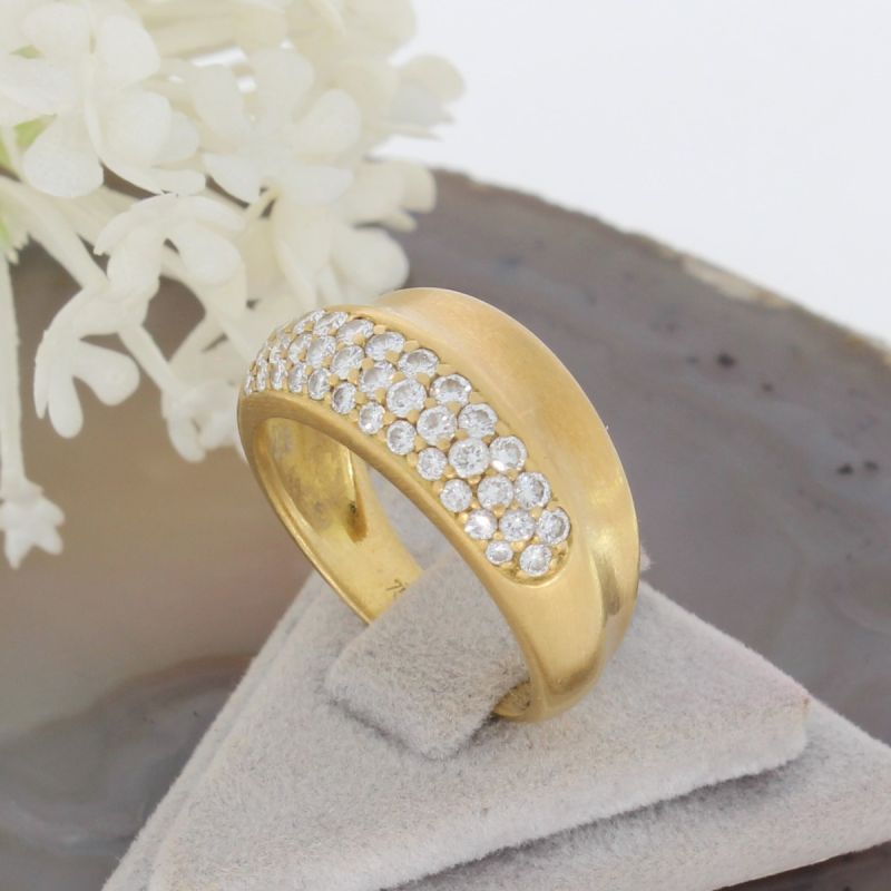 Wert 2900 € Brillant Ring (0,90 carat) in 750er 18 K Gelbgold - 66141