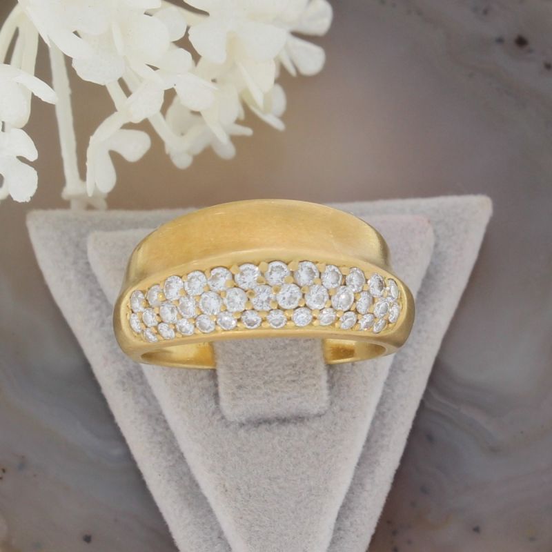 Wert 2900 € Brillant Ring (0,90 carat) in 750er 18 K Gelbgold - 66141