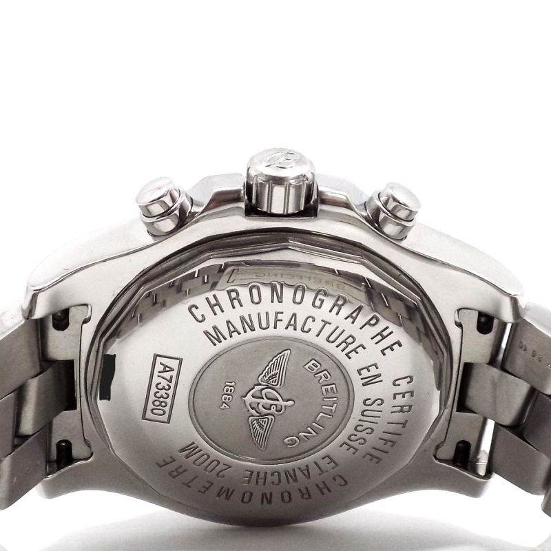 Breitling Colt Chronograph Quarz Uhr A73380 Full Set Edelstahl  - 66243
