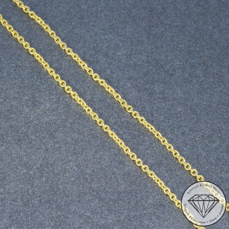 Wert 3990 € Solitär Brillant Anhänger mit Kette (0,63 carat) in 585er 14 K Gelbgold HRD - 105571