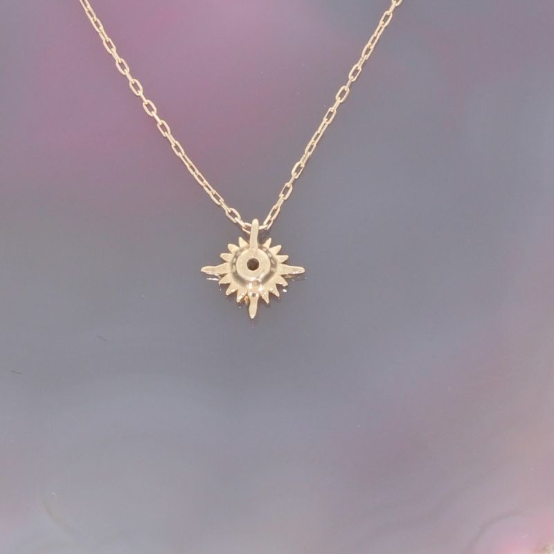 Wert 690 € Solitär Brillant Kette (0,10 carat) in 750er 18 K Rosegold - H961