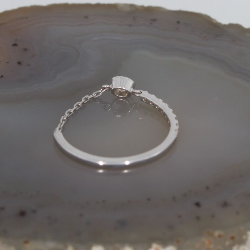Sale! Wert 1190 € Brillant Ring (0,24 carat) in 750er 18 K Weißgold - H914