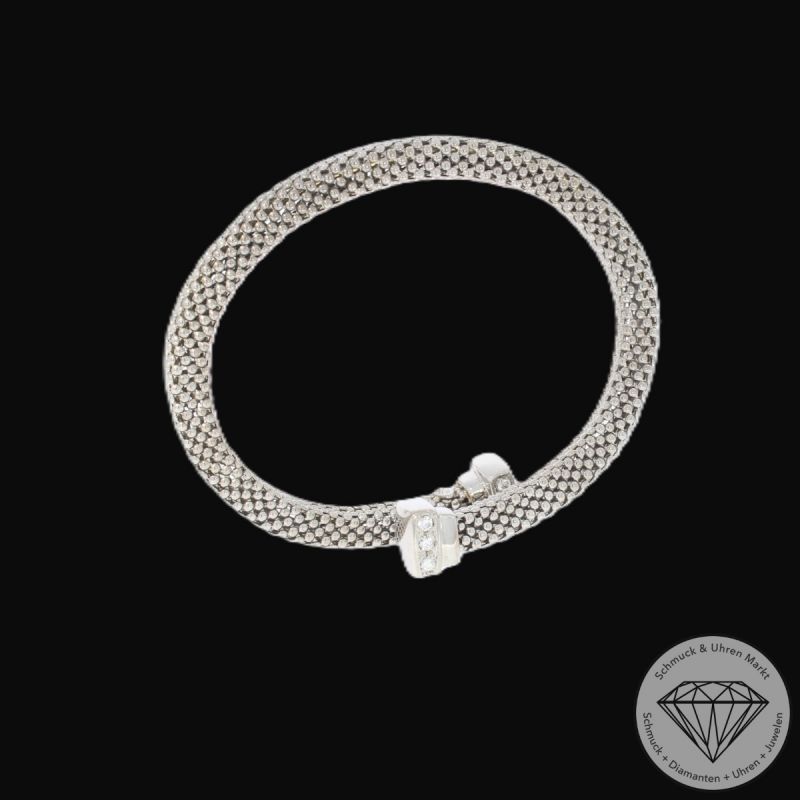 Wert 12750 € Brillant Armreif flexibel (ca. 0,75 carat) in 750er 18 K Weißgold - 75530