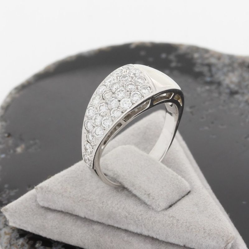 Sale! Wert 3090 € Brillant Ring (ca. 1,04 carat) in 750er 18 K Weißgold - 75727