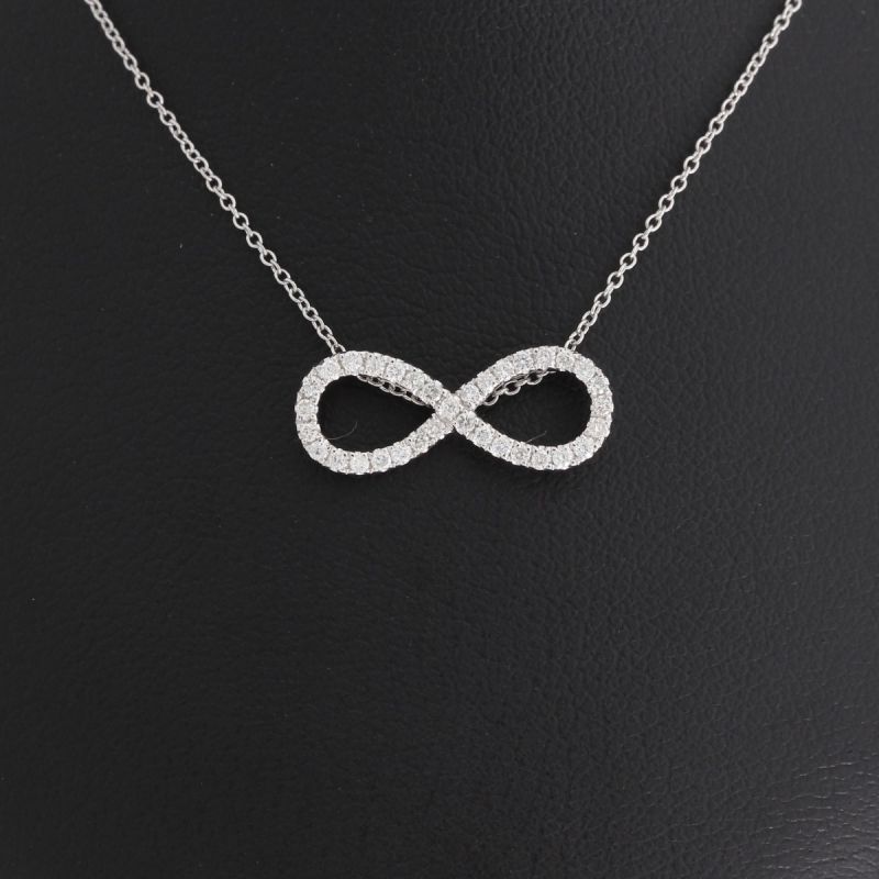 Wert 1250 € Brillant Anhänger (0,15 carat) mit Kette in 750er 18 K Weißgold L.42,0 + 45,0 cm - H1021