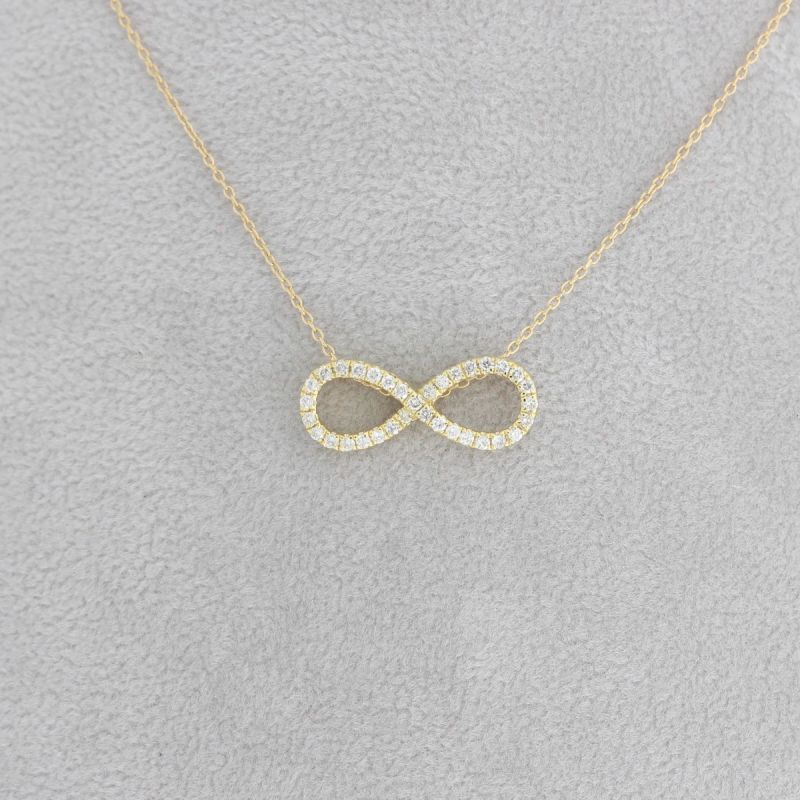 Wert 1250 € Brillant Anhänger (0,15 carat) mit Kette in 750er 18 K Gelbgold L.42,0 + 45,0 cm - H1016