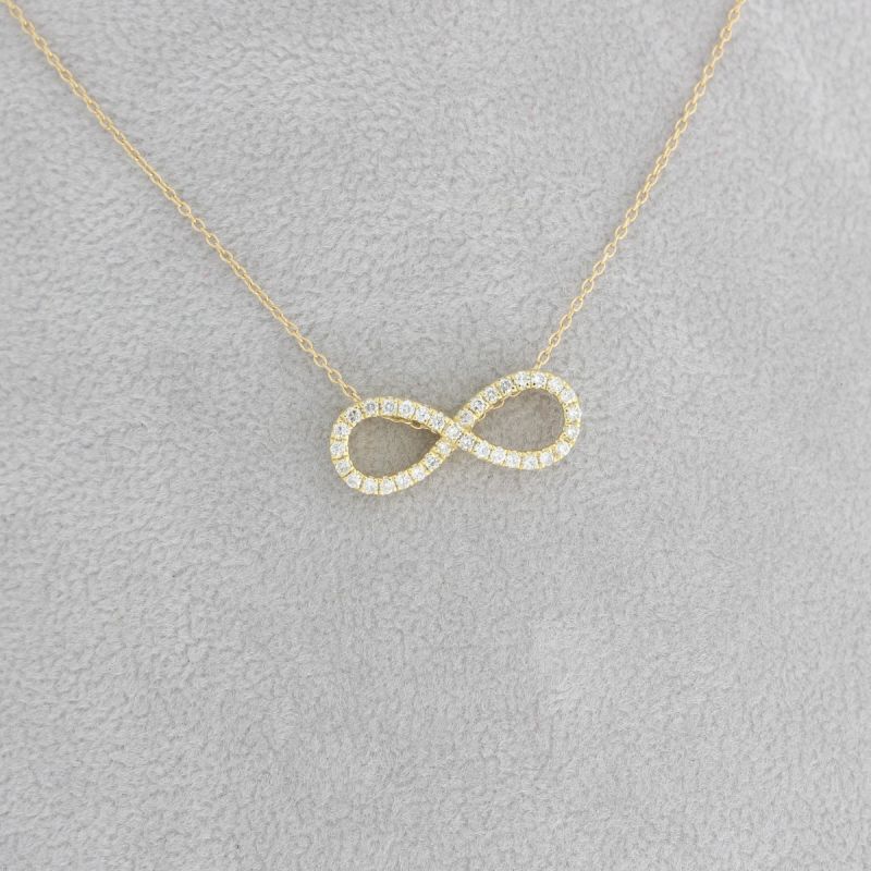 Wert 1250 € Brillant Anhänger (0,15 carat) mit Kette in 750er 18 K Gelbgold L.42,0 + 45,0 cm - H1016