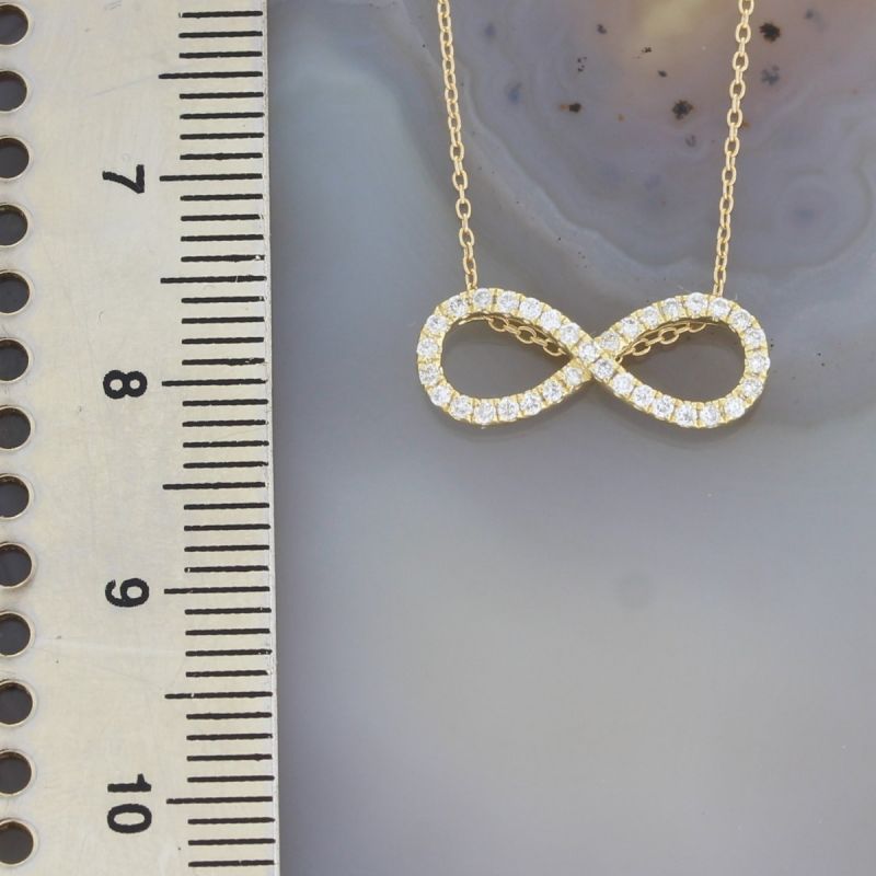 Wert 1250 € Brillant Anhänger (0,15 carat) mit Kette in 750er 18 K Gelbgold L.42,0 + 45,0 cm - H1016