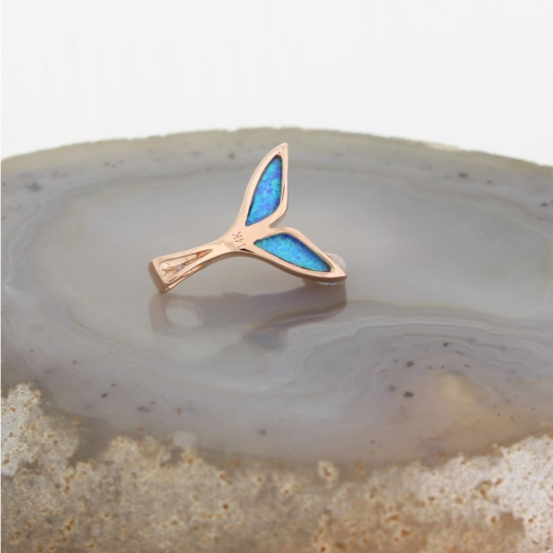 Wert 1350 € Brillant Opal Anhänger in 585er 14 K Roségold - H1009
