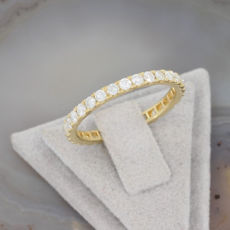 Wert 2990 € Brillant Memory Ring (1,05 carat) in 750er 18 K Gelbgold - H539