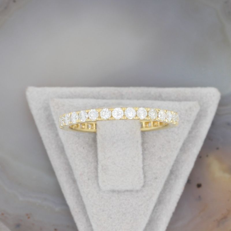 Wert 2990 € Brillant Memory Ring (1,05 carat) in 750er 18 K Gelbgold - H539