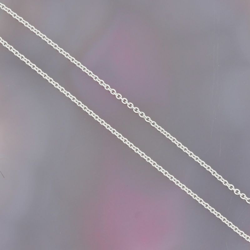 Wert 850 € Brillant Amethyst Anhänger mit Kette in 585er 14 K Weißgold - H1143