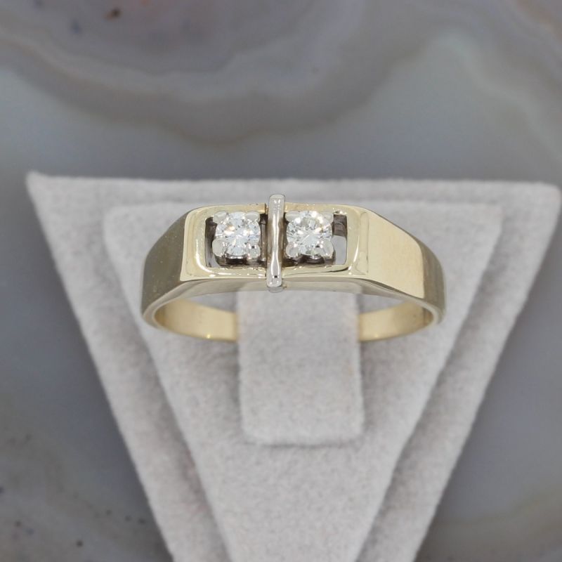 Wert 950 € Brillant Ring (ca. 0,20 carat) in 585er 14 K Gelbgold - K78751