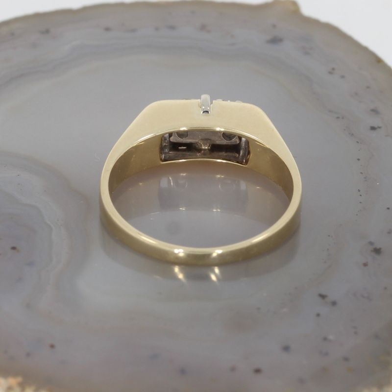 Wert 950 € Brillant Ring (ca. 0,20 carat) in 585er 14 K Gelbgold - K78751