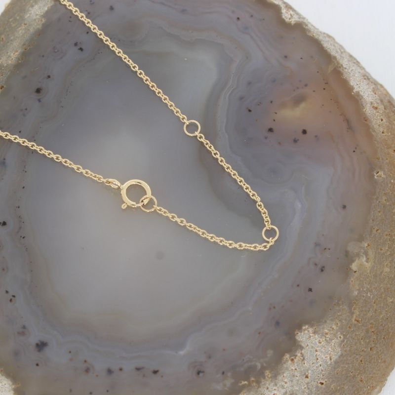 Wert 2250 € Brillant Anhänger mit Kette (0,56 carat) in 585er 14 K Gelbgold - H1181