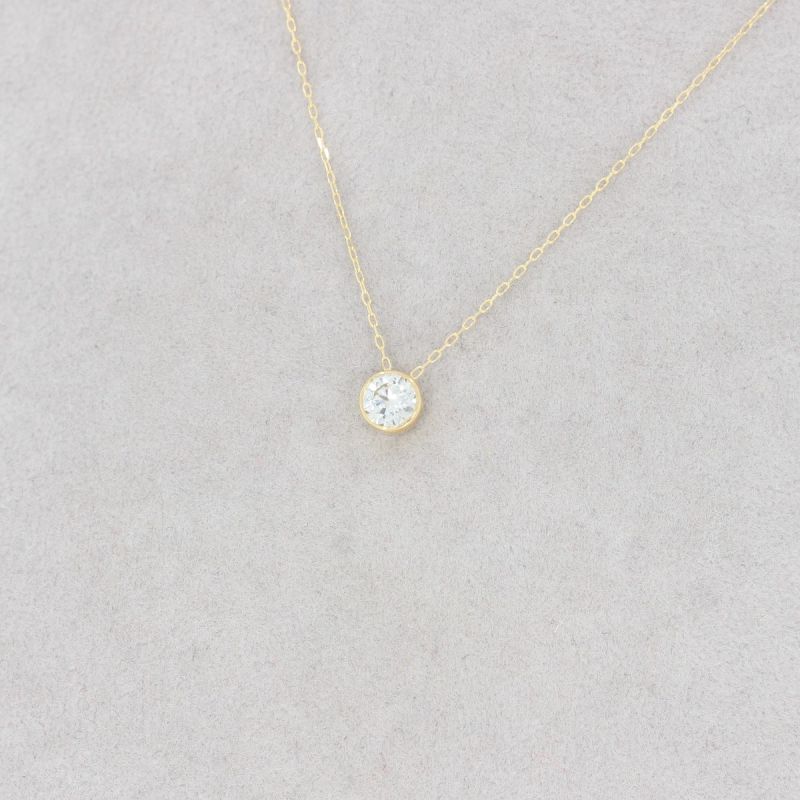 Wert 1700 € Solitär Brillant Anhänger mit Kette (0,21 carat) in 750er 18 K Gelbgold - H582