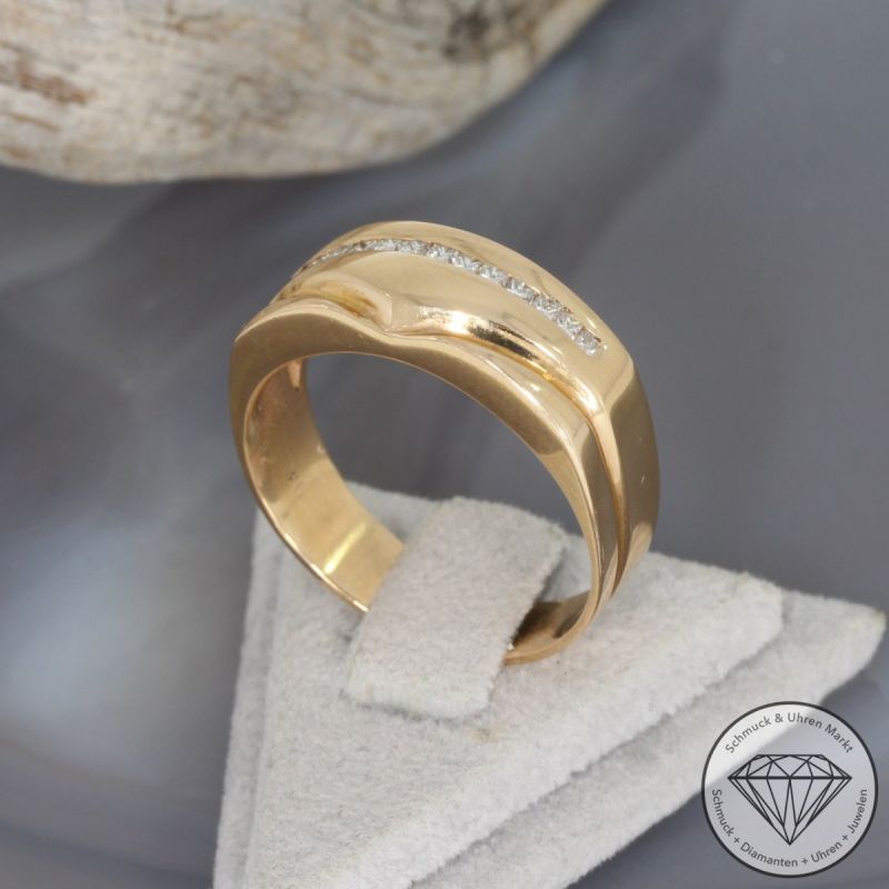 Wert 1990 € Diamant Ring in 750er 18 K Rosegold - 78957