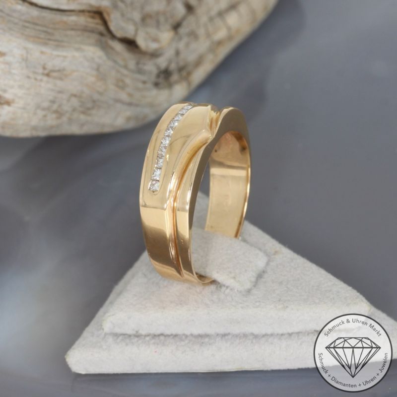 Wert 1990 € Diamant Ring in 750er 18 K Rosegold - 78957