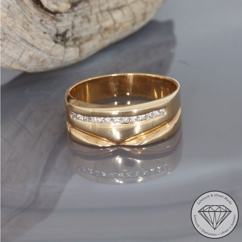 Wert 1990 € Diamant Ring in 750er 18 K Rosegold - 78957