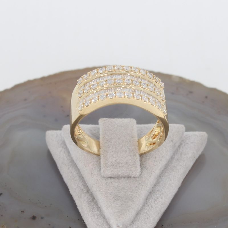 Wert 4390 € Brillant Diamant Ring in 585er 14 K Gelbgold - 79049