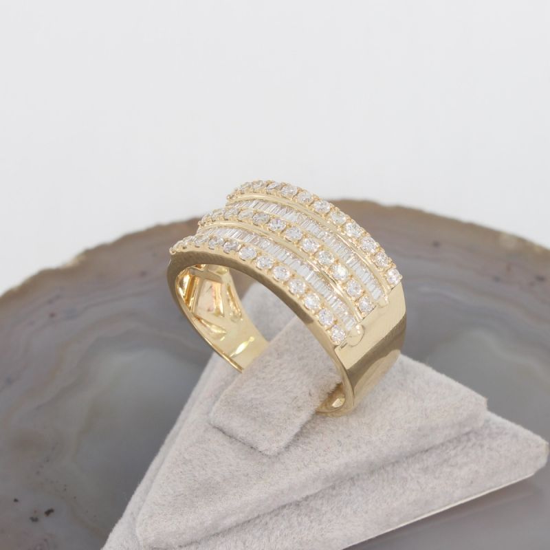 Wert 4390 € Brillant Diamant Ring in 585er 14 K Gelbgold - 79049