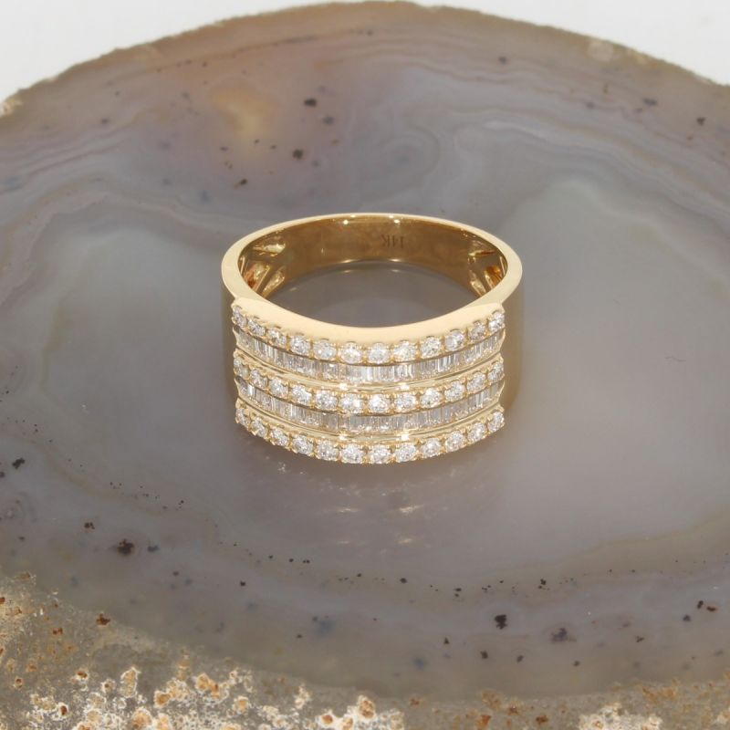 Wert 4390 € Brillant Diamant Ring in 585er 14 K Gelbgold - 79049