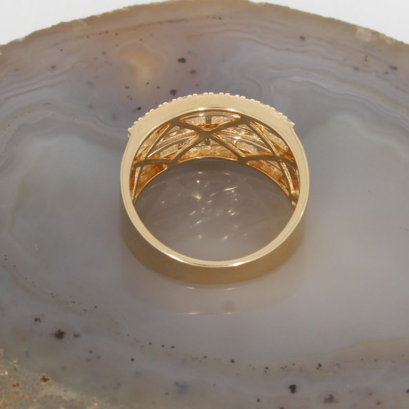 Wert 4390 € Brillant Diamant Ring in 585er 14 K Gelbgold - 79049