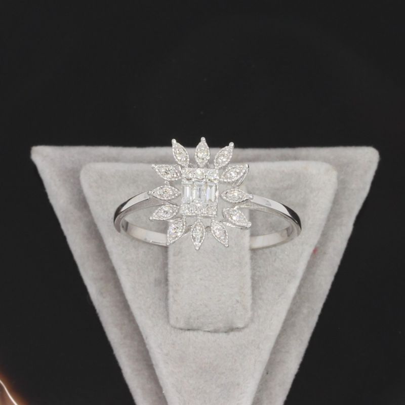 Wert 1690 € Brillant Diamant Ring in 585er 14 K Weißgold - H1226