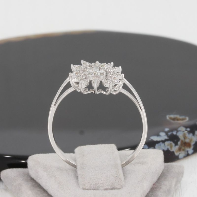 Wert 1690 € Brillant Diamant Ring in 585er 14 K Weißgold - H1226