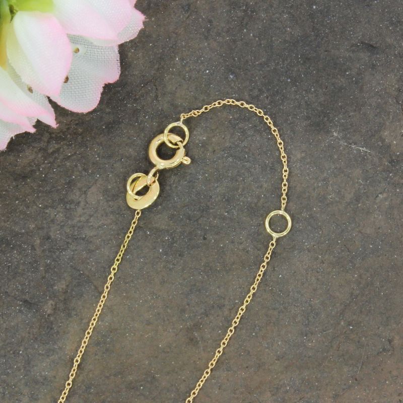 Wert 1150 € Brillant Anhänger mit Kette (0,40 carat) in 750er 18 K Gelbgold - H160