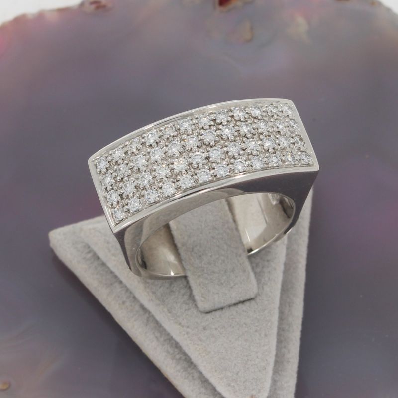 Wert 7500 € Christ Brillant Ring (ca.1,20 carat) in 585er 14 K Weißgold - 80180