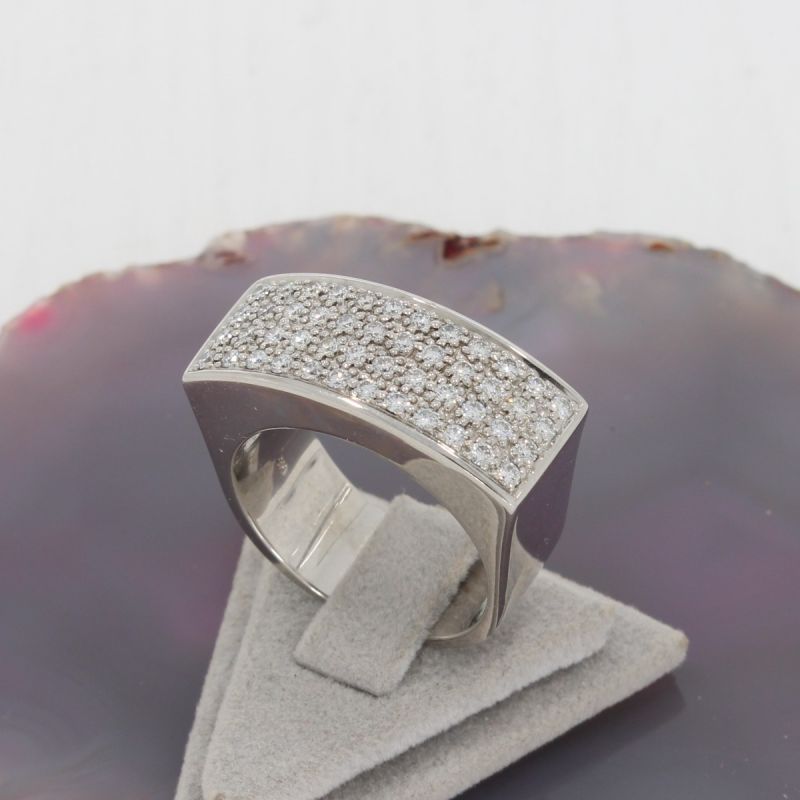 Wert 7500 € Christ Brillant Ring (ca.1,20 carat) in 585er 14 K Weißgold - 80180