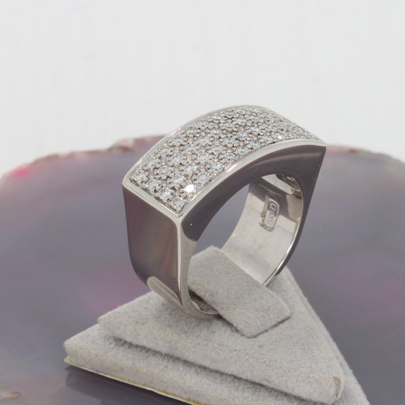 Wert 7500 € Christ Brillant Ring (ca.1,20 carat) in 585er 14 K Weißgold - 80180