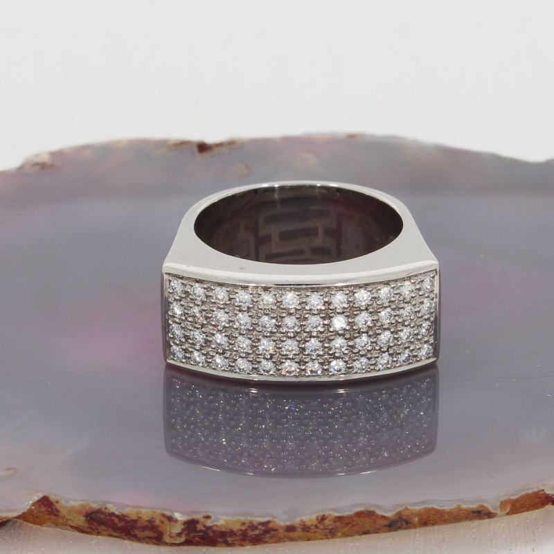 Wert 7500 € Christ Brillant Ring (ca.1,20 carat) in 585er 14 K Weißgold - 80180