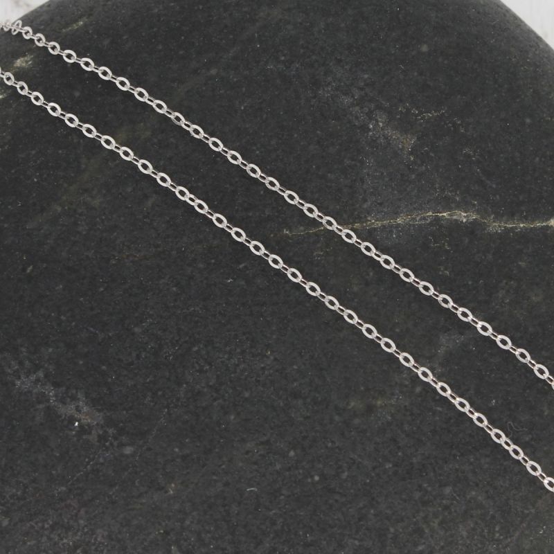 Wert 1750 € Brillant Diamant Anhänger & Kette in 750er 18 K Weißgold - H60