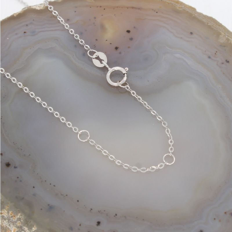 Wert 1290 € Brillant Saphir Collier in 750er 18 K Weißgold - H18
