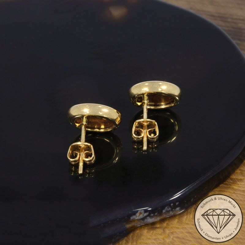 Wert 900 € Opal Ohrringe in 585er 14 K Gelbgold - 80985