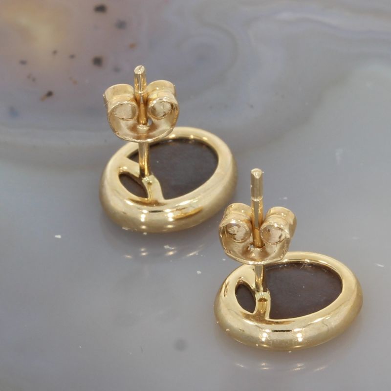Wert 900 € Opal Ohrringe in 585er 14 K Gelbgold - 80988