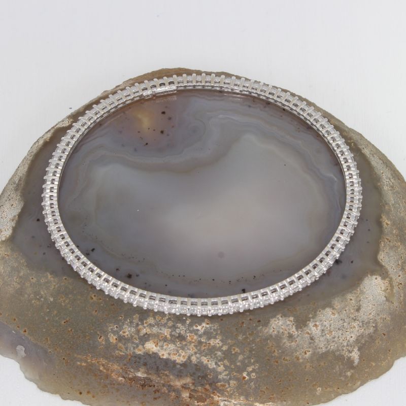 Sale! Wert 12800 € Brillant Armreif (ca. 3,69 carat) in 750er 18 K Weißgold - 81108