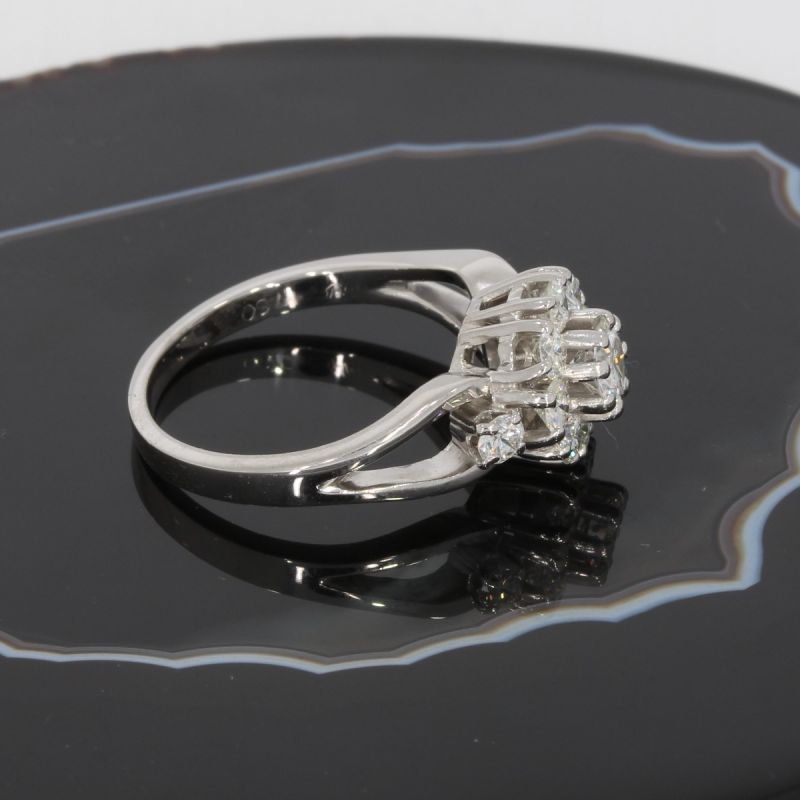 Wert 3900 € Brillant Ring (ca. 1,15 carat) in 750er 18 K Weißgold - 81395