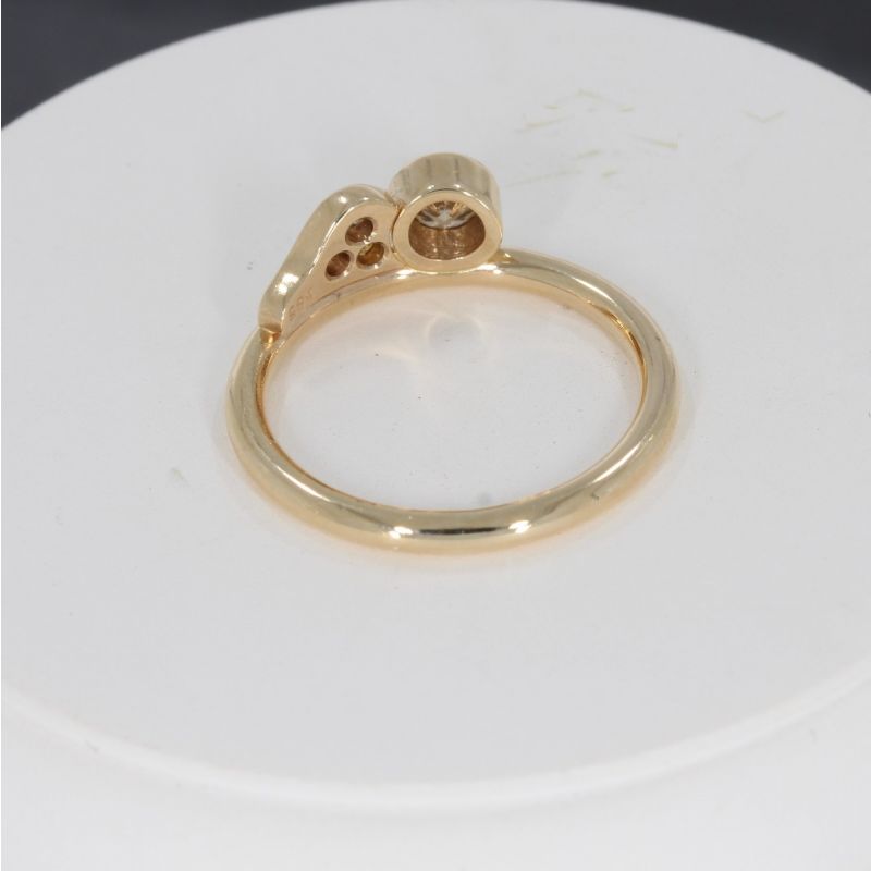 Wert 1790 € Brillant Ring in 585er 14 K Gelbgold - K81407