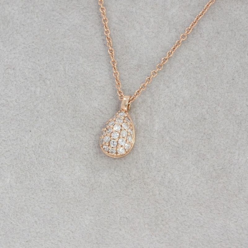 Wert 1280 € Diamant Collier (ca. 0,15 carat) in 585er 14 K Rosegold - K81521