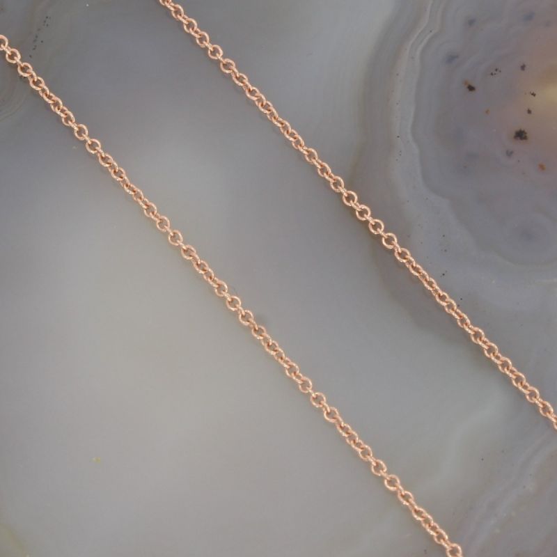 Wert 1280 € Diamant Collier (ca. 0,15 carat) in 585er 14 K Rosegold - K81521